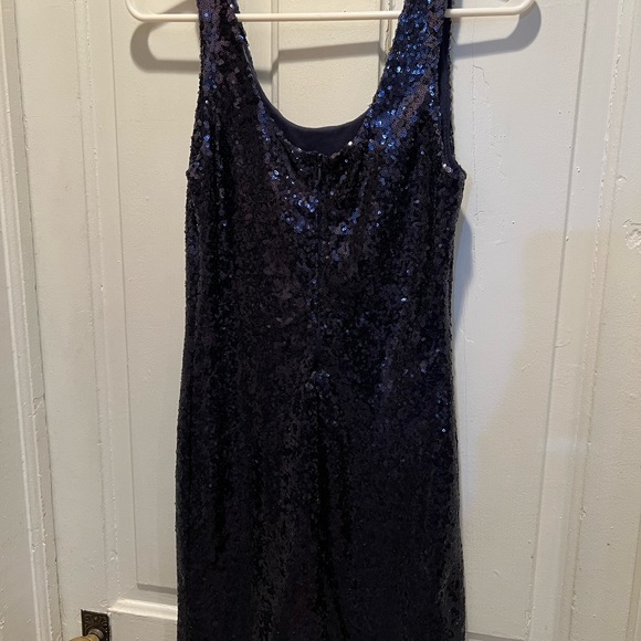 Rue 21 Sequin Blue Mini Dress size small - Picture 5 of 7